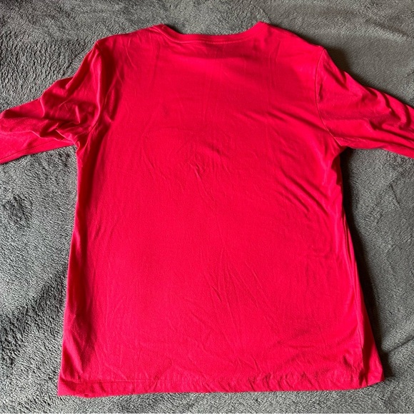 Polo Ralph Lauren Shirt Women L Long Sleeve Crew Neck Lightweight Pink - Picture 4 of 6